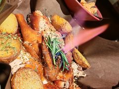 荔枝果木烧鸡-面上有光