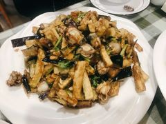 茄子拌扇贝-华圆美食