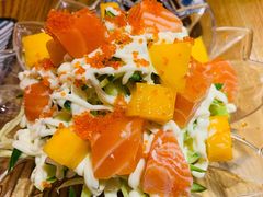 芒果三文鱼沙拉-渔井食堂(新洲店)
