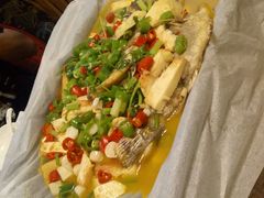 招牌纸包鲈鱼-旅马餐厅(茅家埠店)