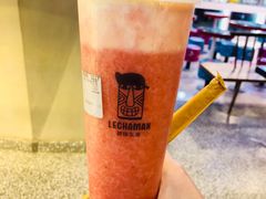 奶酪红草莓-LELECHA乐乐茶(上海五角场万达广场店)