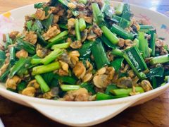 韭菜炒螺肉-二水炒鸡店