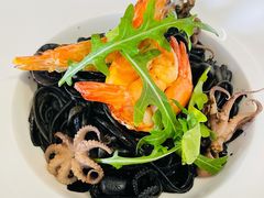 墨鱼汁海鲜意面-UPPER KITCHEN(延安路店)