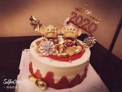 -咖咖熊蛋糕定制·蓝风车动物奶油