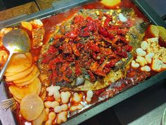-探鱼·鲜青椒爽麻烤鱼(广州花都来又来店)