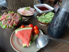 牛肉卷香菜-滇釜火锅·能喝汤的火锅(车公庄店)