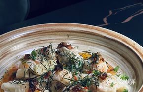 Cantonese Fresh Shrimp Wontons with XO Scallop Sauce