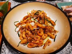 野蒜油爆小河虾-南京大牌档(西单食宝街友谊商城店)