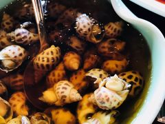 古越陈酿煮花螺-杭州西子湖四季酒店·金沙厅