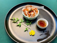 安吉白茶溜手剥虾仁-荷风细雨·中国茶宴(碧云店)