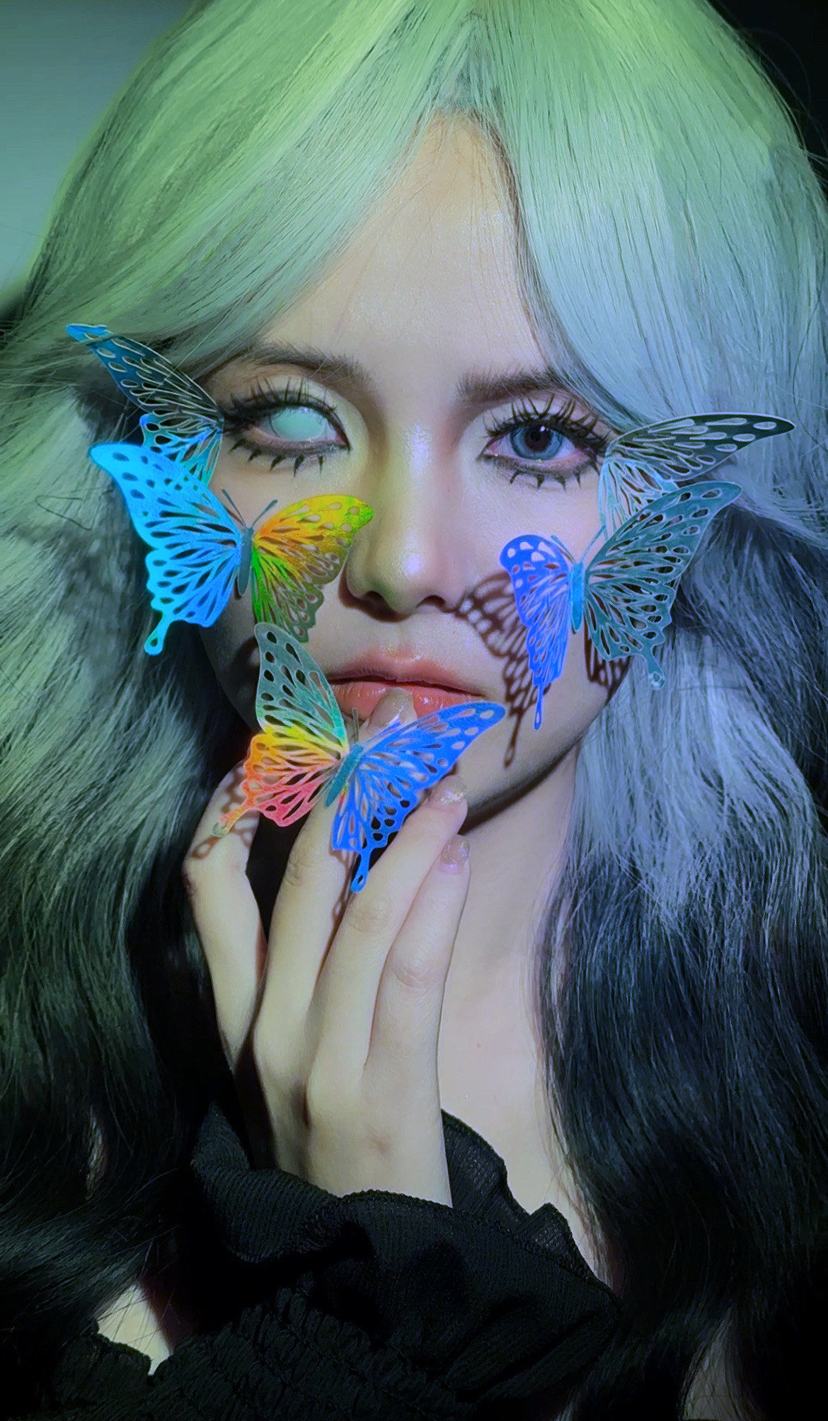 ai仿生蝴蝶创意妆