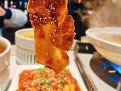 现煮热拌蒜泥白肉-院8里·小聚园老川菜(九眼桥店)