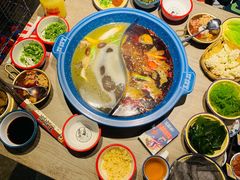 重庆原始红油现炒锅底-王歘歘·chuǎ火锅(五道营店)