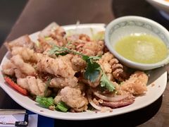 椒盐鱿鱼-大头虾越式风味餐厅(光明广场店)