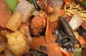 Shrimp and Chicken Diced Topping Noodles