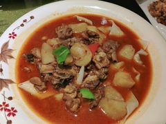 沙湾大盘鸡-西域盛宴烧烤新疆菜清真餐厅(古美店)