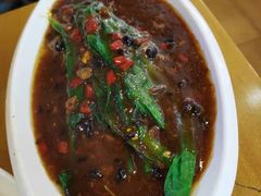 豆豉鲮鱼油麦菜-台北楚楚园馅饼粥(虹桥南丰城店)