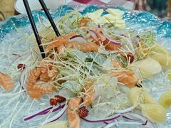 顺德捞起鱼生-拾分大排档·顺德鱼生·炭火羊肉煲·海鲜烧烤(南海桂城店)