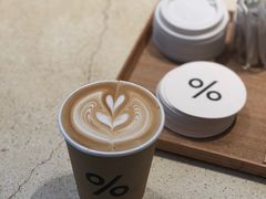 热的咖啡拿铁-% Arabica(京都东山店)
