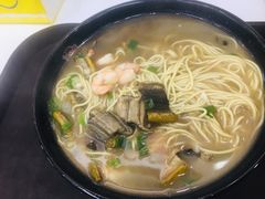 虾爆鳝面-常熟炒浇面馆(蓝旗街店)