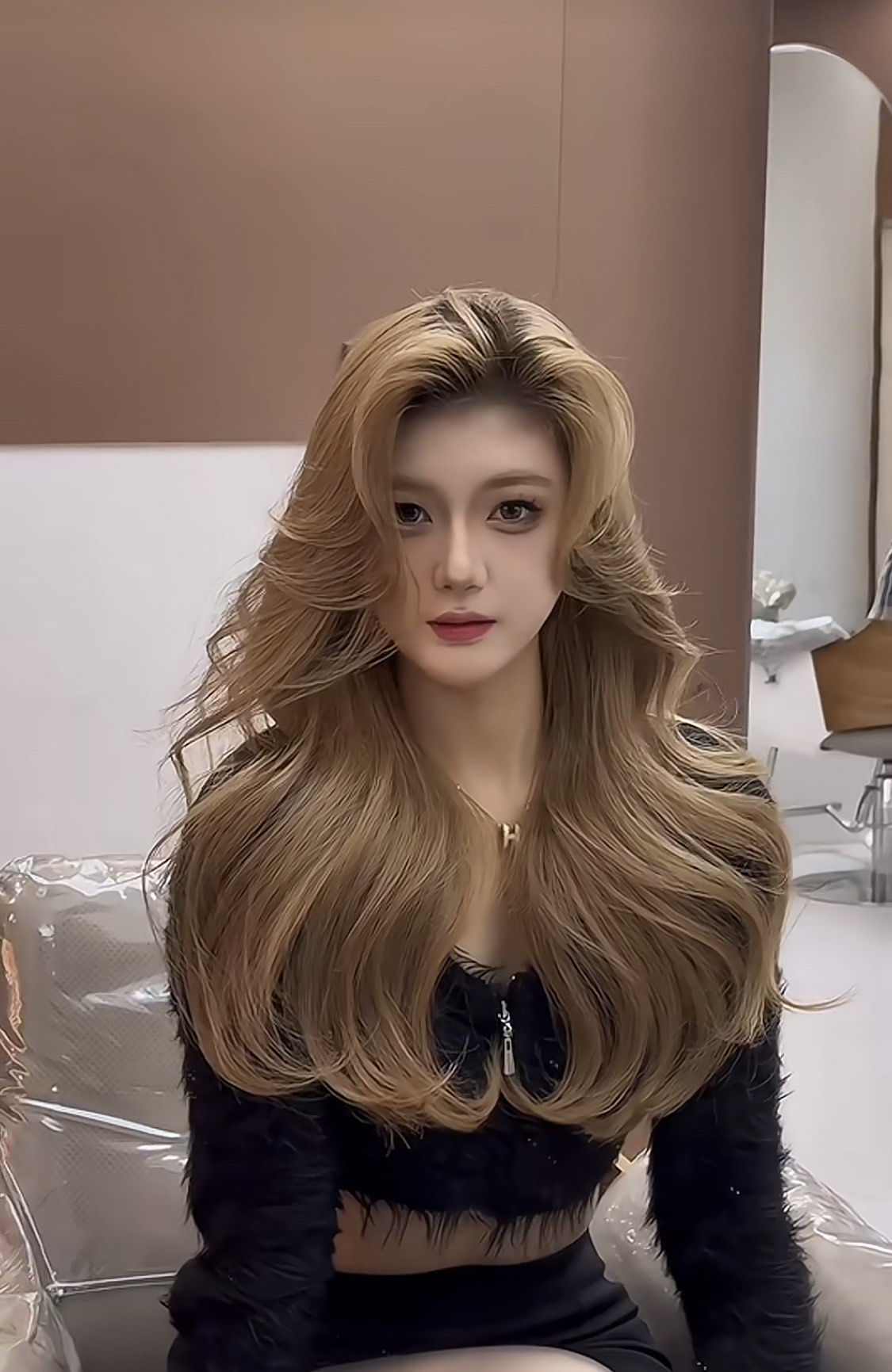 潮流电棒造型慵懒卷