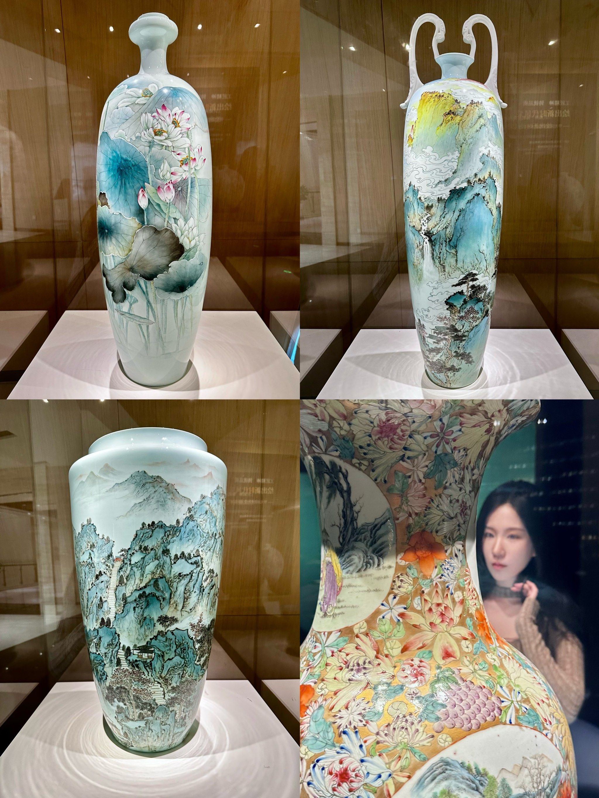 淄博陶瓷琉璃博物馆逛展拍照