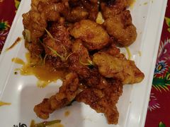 特色锅包肉-闯关东东北农家菜(崂山石老人店)