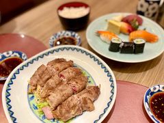 金菇薄烧牛肉卷套餐-小山日本料理(太古汇店)