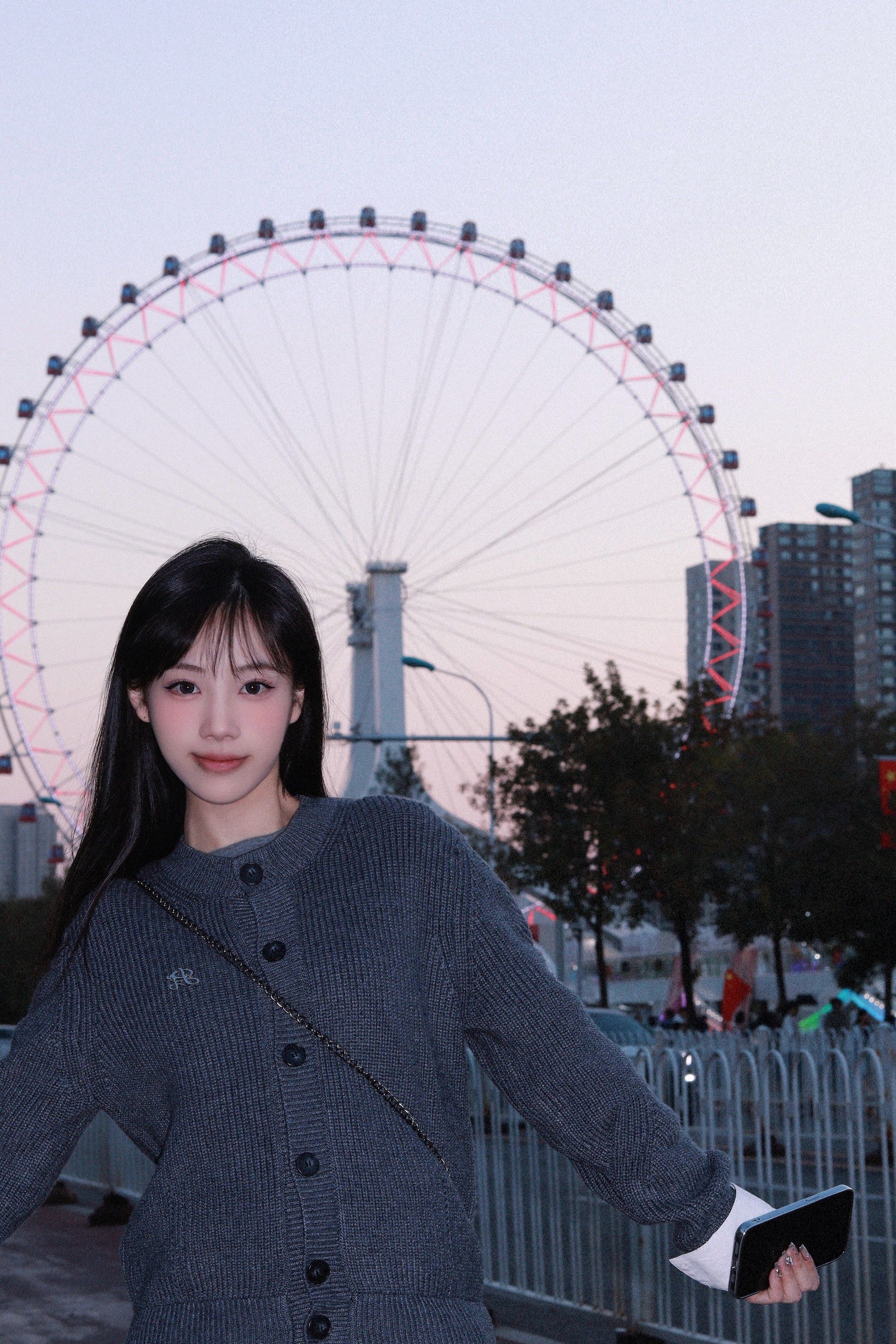 天津街头的浪漫摩天轮🎡