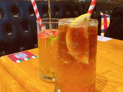 红西柚汽泡冰咖啡-百特喜·意大利餐厅(八佰伴镇江店)