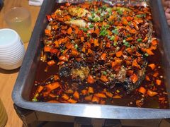 招牌怪味烤鱼-吉庆莲年有鱼炭烤鱼(苏宁广场店)