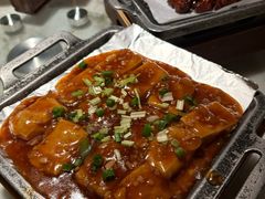 铁板包浆豆腐-绿茶餐厅(财富购物中心店)