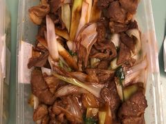 葱爆羊肉-娄三少·老北京春饼烤鸭家常菜(方庄店)