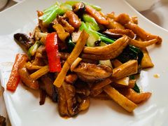 XO酱益菇炒猪颈肉-四海轩(珠海海泉湾店)