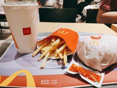 麦辣鸡腿堡套餐-麦当劳(中山公园龙之梦店)