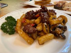 芝士牛仔煲年糕-马勒别墅·中餐厅