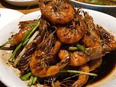 杭州老头儿油爆虾河虾-老头儿油爆虾·三潭印月