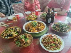 -陕北农家小吃风干羊肉剁荞面