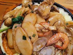 铁板海鲜年糕-逸香海鲜面疙瘩(嵊泗店)
