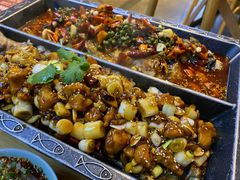 宫保鸡丁烤鱼（清江鱼/斤）-锦尚阁烤鱼(望京新荟城店)