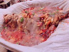 香辣纸包鱼-阿杰烧烤·西安传统烤肉店(天朗御湖店)