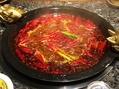 牛油锅底 中辣-蜀大侠火锅(西大店)