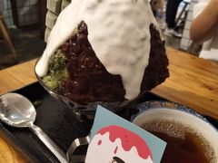 抹茶生乳かき氷-WONDER ICE 萬得冰田(建設路总店)