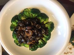 兰花鲍汁扣花菇-长春观斋补堂素菜馆