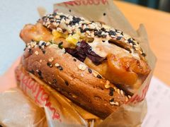 蛋香鸡腿肉贝果-Tims天好咖啡·贝果(星展店)