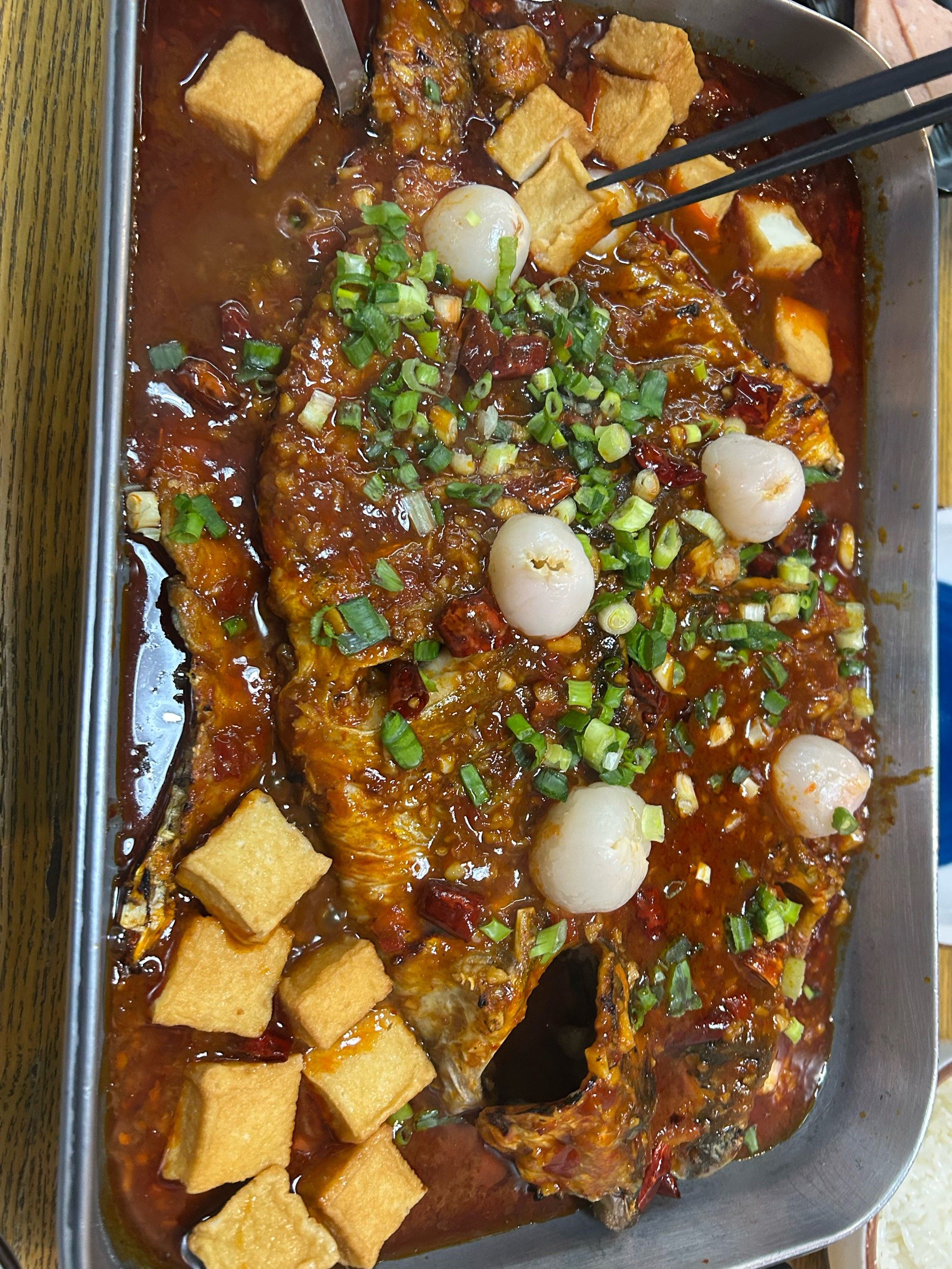 荔枝香辣味真的绝了!我愿称为封神烤鱼!