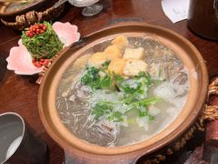 鸭血粉丝汤。-古都历食南京菜·烤鸭·鸭血粉丝·汤包(南京博物院店)
