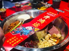 谭血鸭红锅底-谭鸭血老火锅(漳州路店)