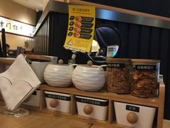 自助调料区-雷门拉面·现熬骨汤(凯德来福士店)
