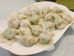 角瓜鸡蛋虾仁水饺-黄家饺子东北特色菜馆(湖滨商业街店)